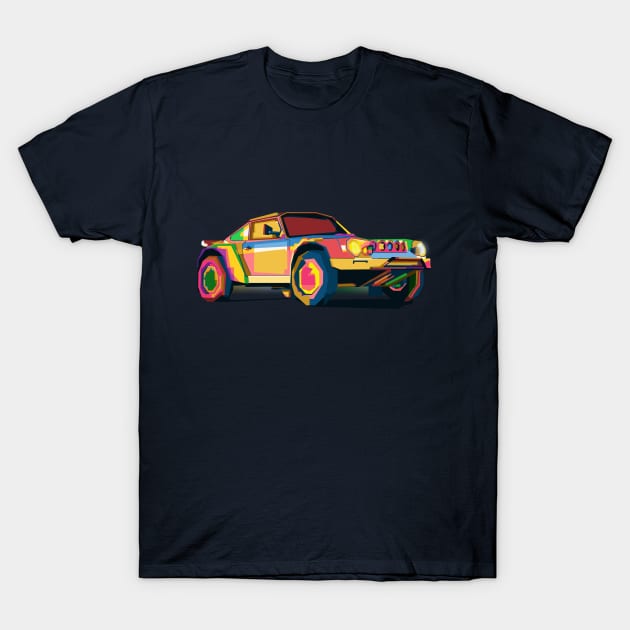 Porsche Safari T-Shirt by Shuriken